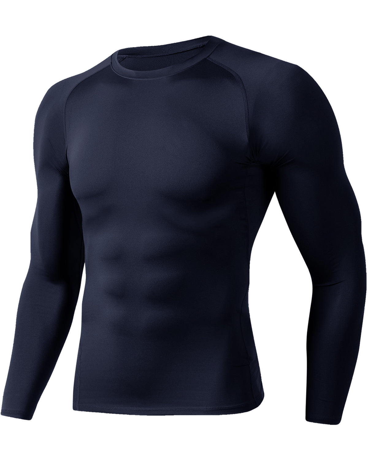 Compression Shirts for Men - Long Sleeve Black Workout Base Layer